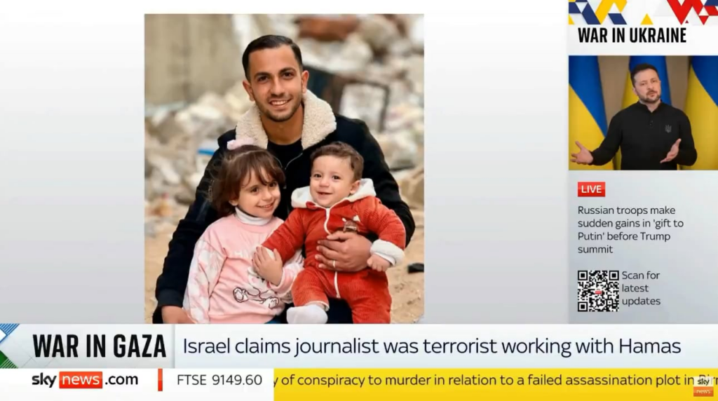 Sky News’s Jayne Secker shuts down IOF spokesperson claiming Al Jazeera are Hamas and reminds him they won’t allow international journalists into Gaza