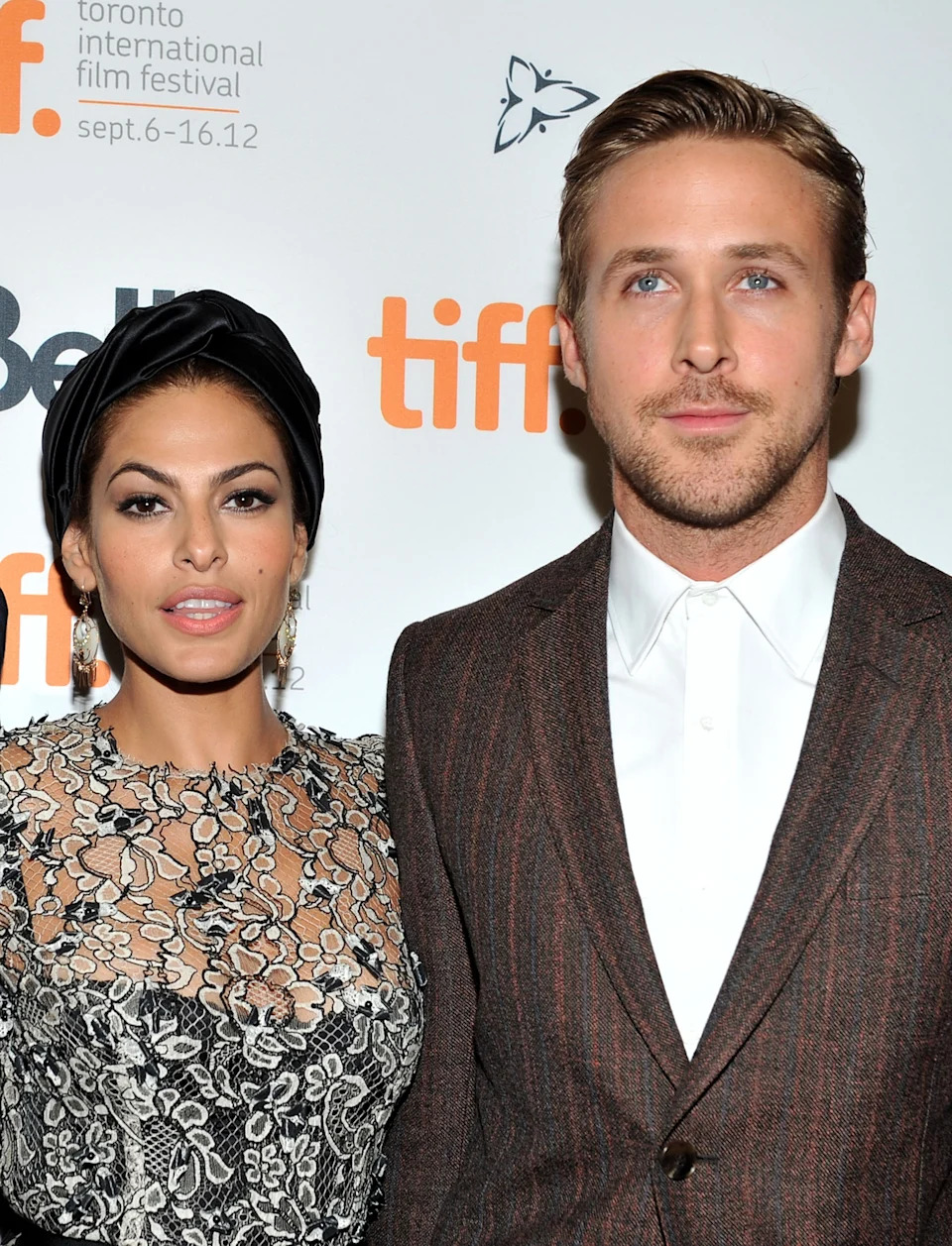 Eva Mendes and Ryan Gosling at an event