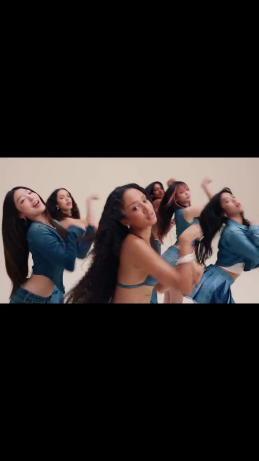 KATSEYE serves in denim for their GAP campaign collab