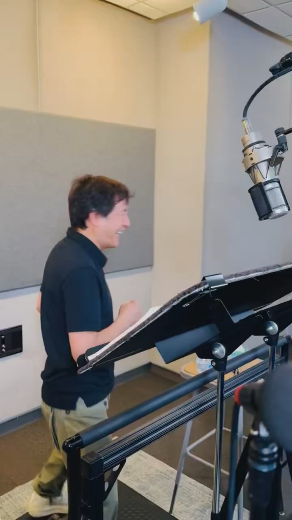 Ke Huy Quan celebrates completing his voice performance as Gary De'Snake for Zootopia 2
