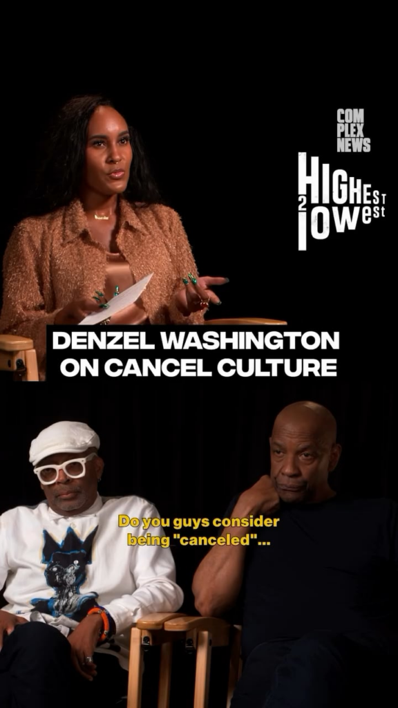 Denzel Washington on cancel culture: “Who cares… You can’t be canceled if you haven’t signed up.”