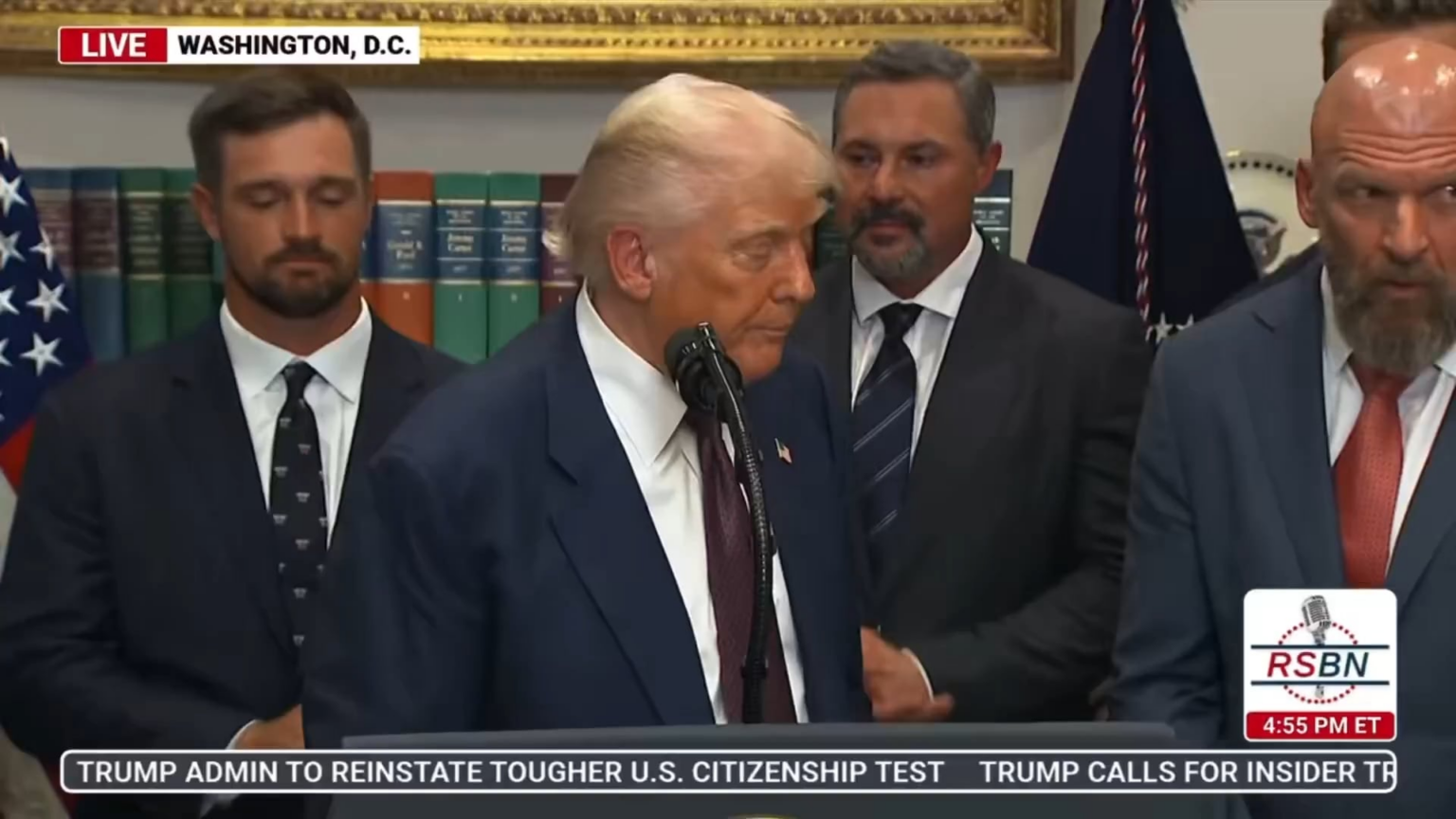 Something weird happened to Trump today