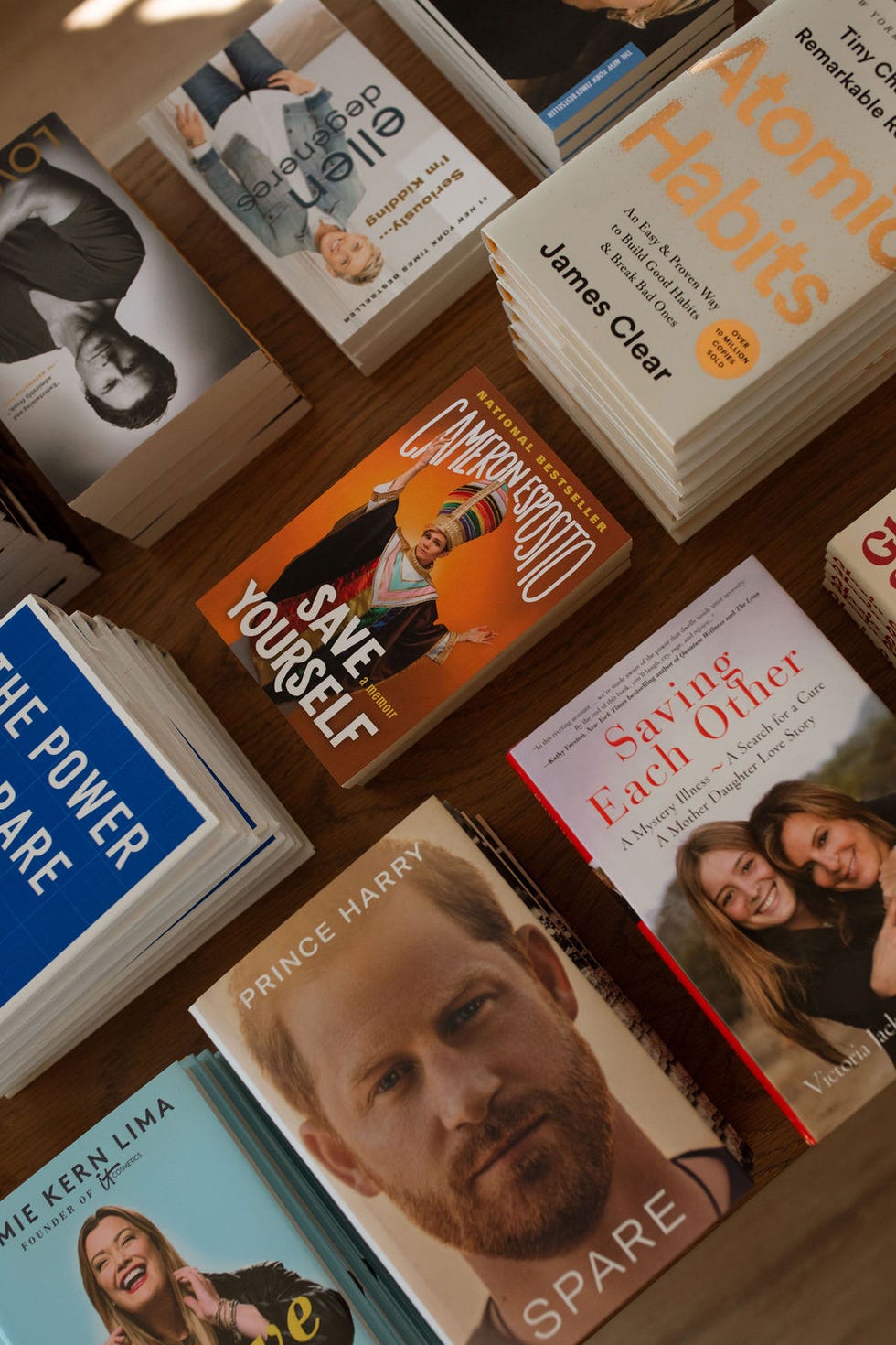 prince harry's memoir ﻿spare﻿, on display