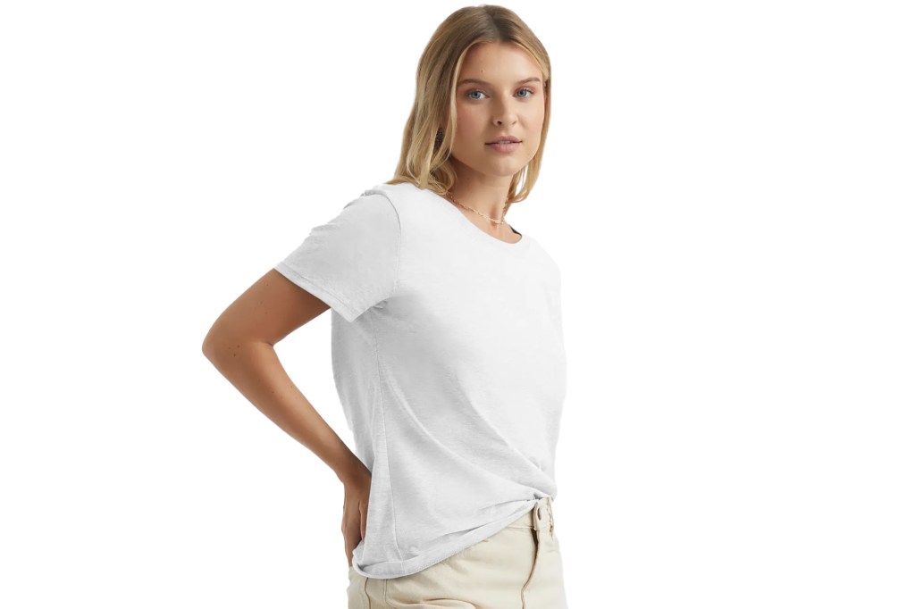 Hanes Perfect-T 's Cotton Crewneck T-Shirt