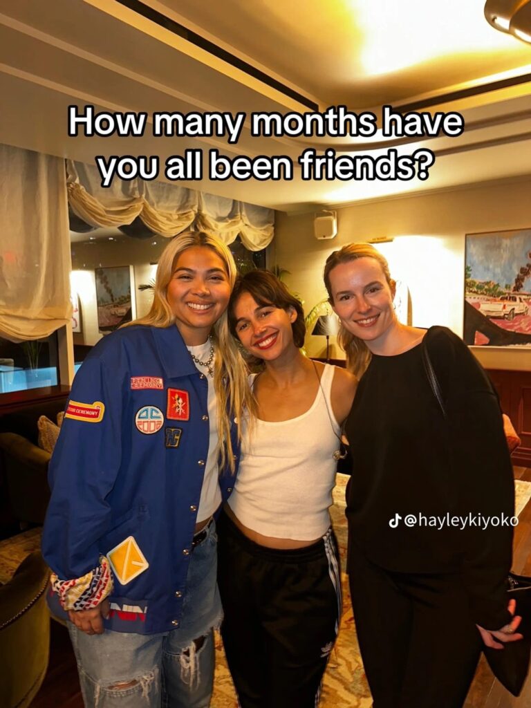 ‘Lemonade Mouth’ co-stars Hayley Kiyoko, Naomi Scott and Bridgit Mendler reunite.