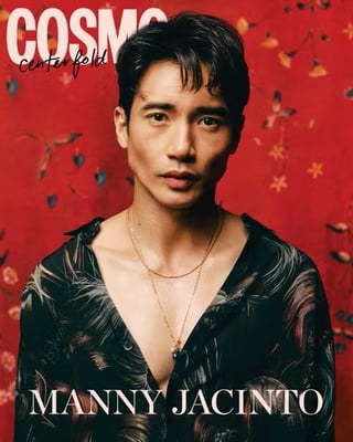 Manny Jacinto for Cosmopolitan’s Centerfold, photographed by Julius Frazer
