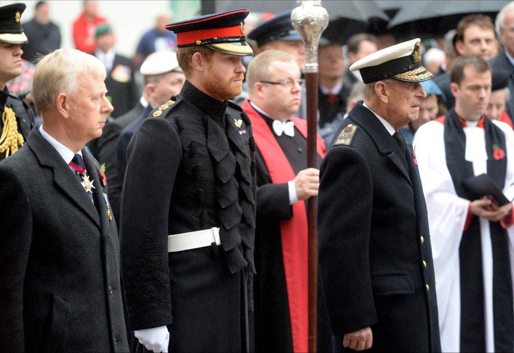 Harry & Philip open Westminster Abbey’s Field of Remembrance