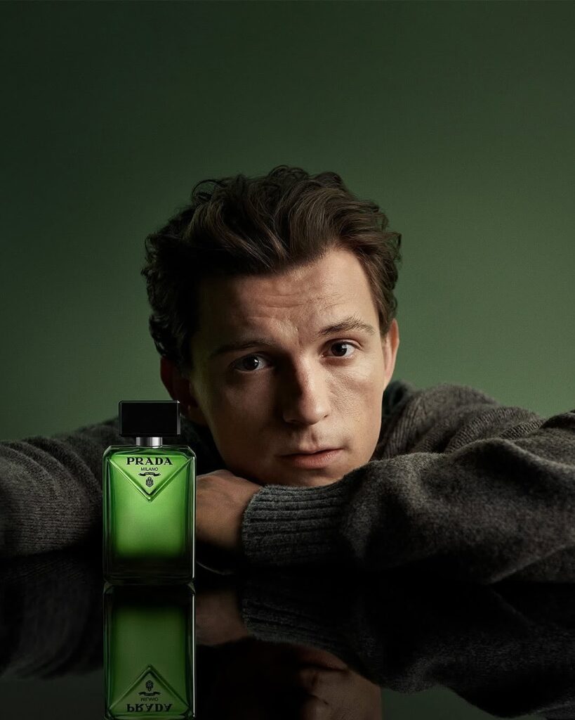 Tom Holland has been announced as Prada’s new global ambassador and the face of its new men’s fragrance, ‘Prada Paradigme’.