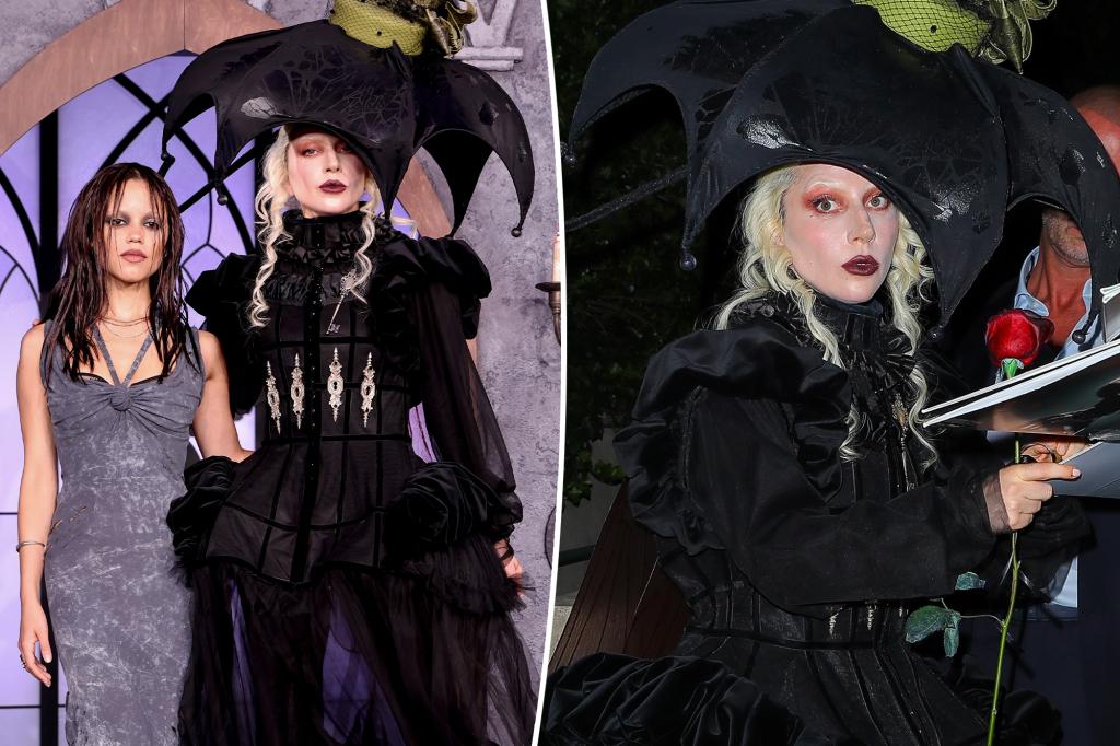 Lady Gaga and Jenna Ortega serve witchy drama in corsets and cutouts at ‘Wednesday’ event Lady Gaga and Jenna Ortega serve witchy drama in corsets and cutouts at ‘Wednesday’ event