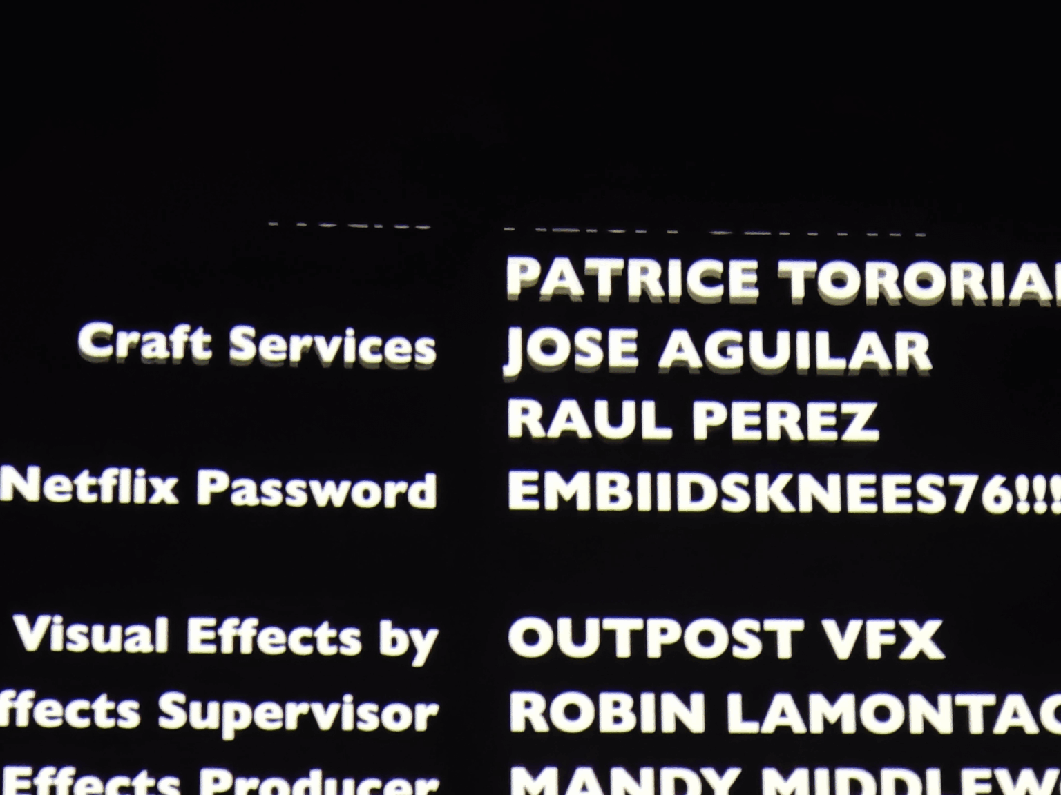 Amidst the ongoing streaming vs theatrical wars, 'The Naked Gun' shared its Netflix password in the end credits