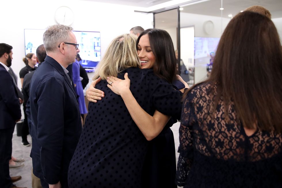 Meghan Markle and Bryony Gordon