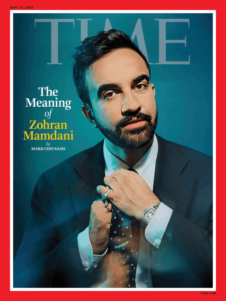 NYC Mayoral Candidate Zohran Mamdani photographed by Dina Litovsky for TIME Magazine: “I think the most important thing is that people see themselves and their struggles in your campaign," Mamdani says.