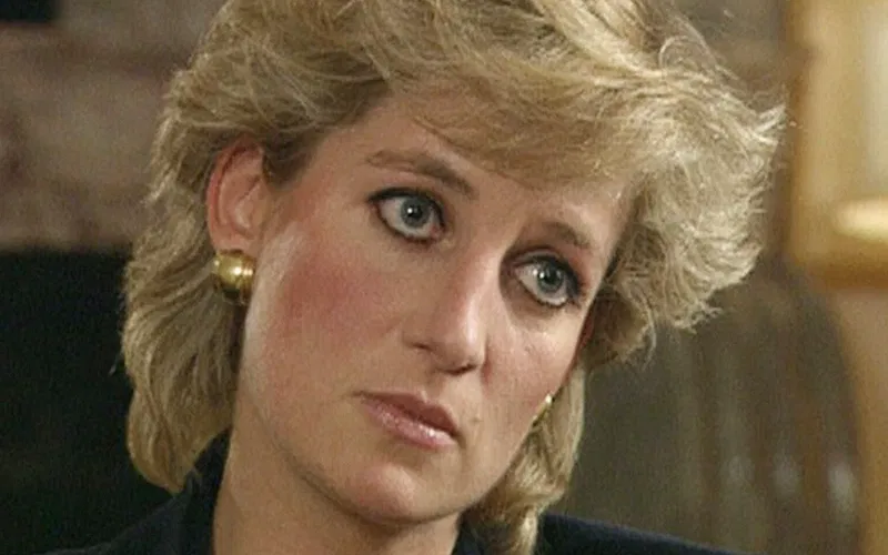 Princess Diana during an BBC interview 