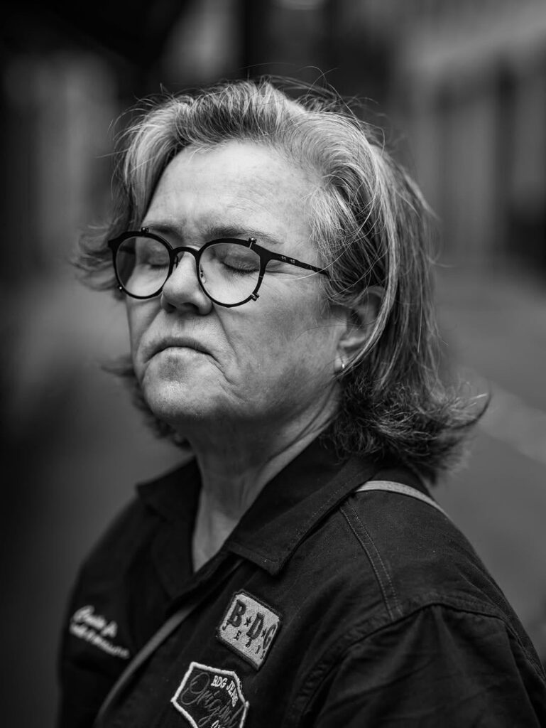 Rosie O’Donnell, “The Unbreakable One”, by photographer and activist Misan Harriman at his gallery exhibition in London