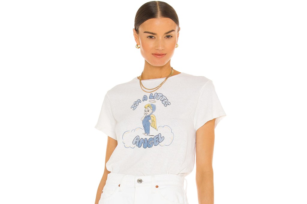 Re/Done x Hanes Classic Tee Little Angel