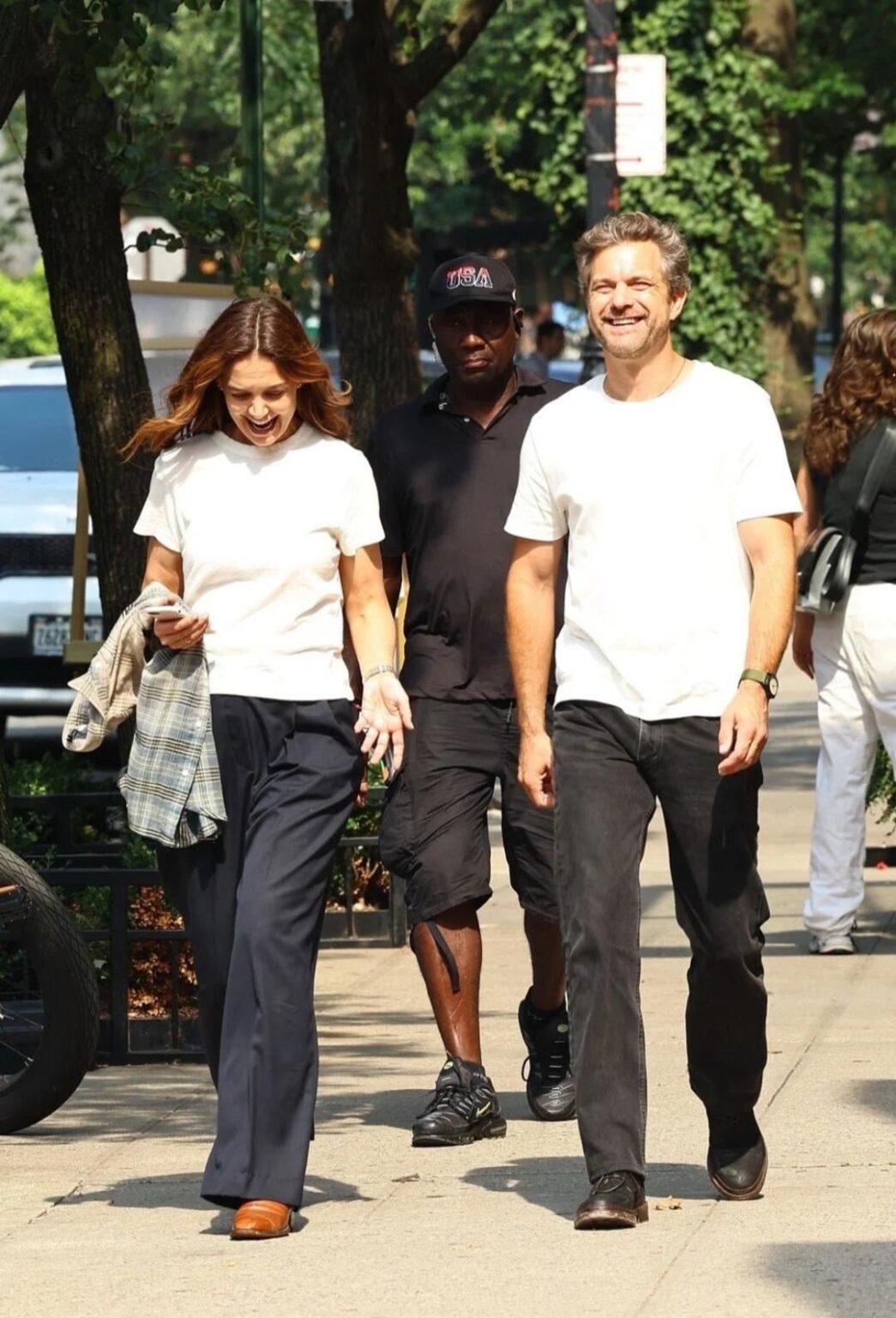 Joshua Jackson and Katie Holmes Are Still Filming in NYC (with bonus Suri)
