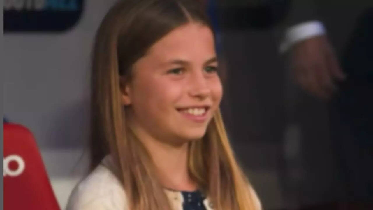 Image credits: Instagram/princeandprincessofwales The 10-year-old looked regal in a blue dress