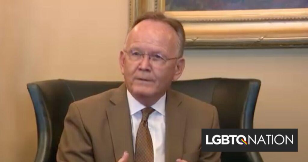 GOP Utah Senator J. Stuart Adams who said trans people put girls at “risk” just helped a relative who raped a 13-year-old