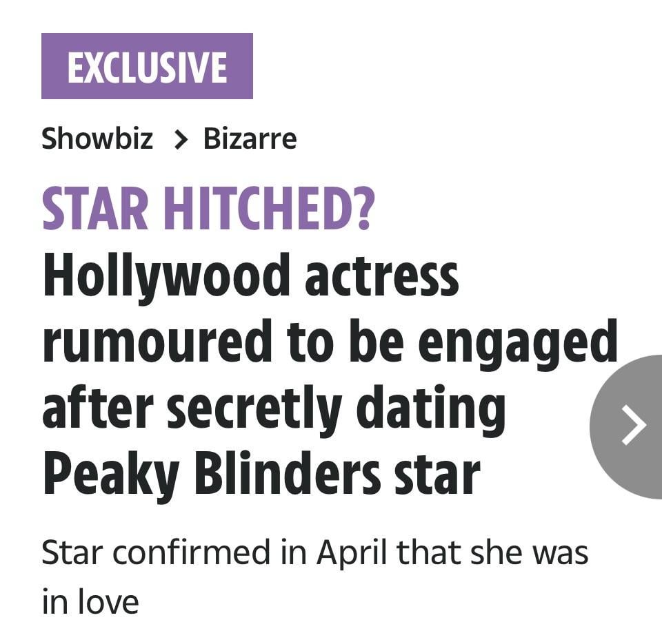 According to The Sun Florence Pugh has reportedly got engaged to actor Finn Cole