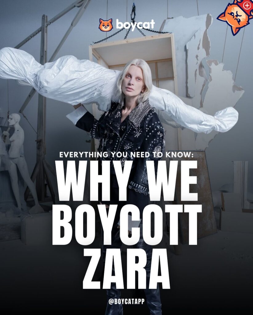The many reasons why we should all boycott ZARA and all Inditex Brands