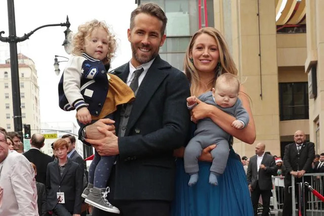 Eric Charbonneau/Getty Ryan Reynolds and Blake Lively with daughters James Reynolds and Ines Reynolds in Hollywood, California in 2016