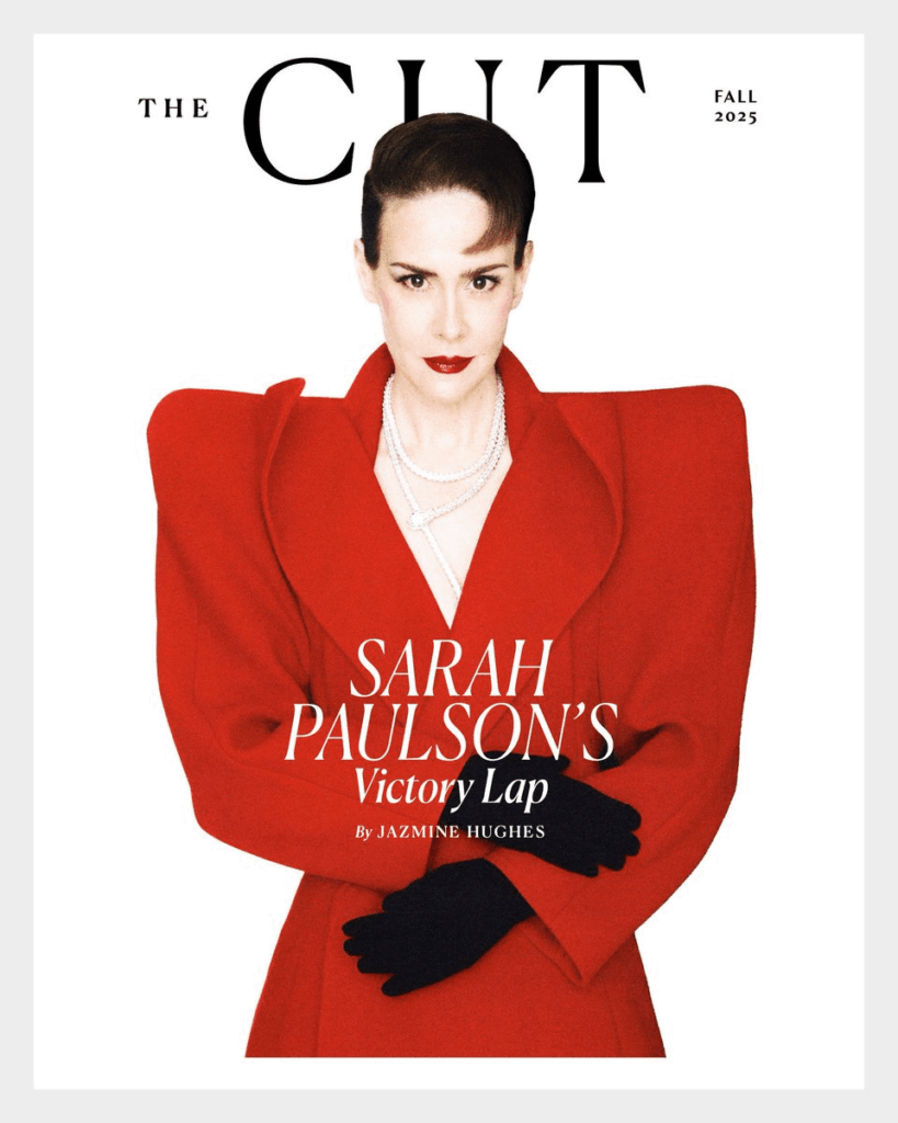 Sarah Paulson graces the cover of The Cut Magazine.