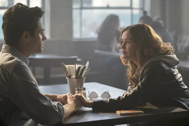 Tyler Golden/Netflix Penn Badgley and Victoria Pedretti on 'You'