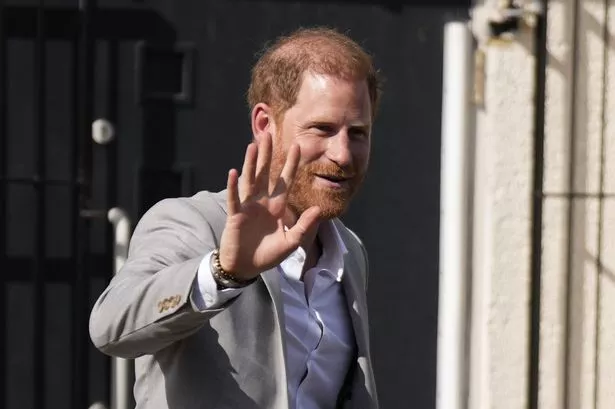 The Duke of Sussex leaves following a visit to the Community Recording Studio (CRS) in Nottingham as part of his recent UK tour