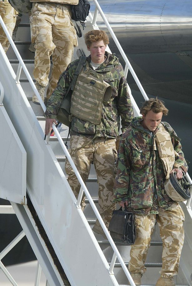 Harry with his 'face like thunder' on his return home from Afghanistan after international media leaked his top-secret whereabouts, March 1 2008