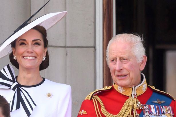 King Charles and Kate Middleton
