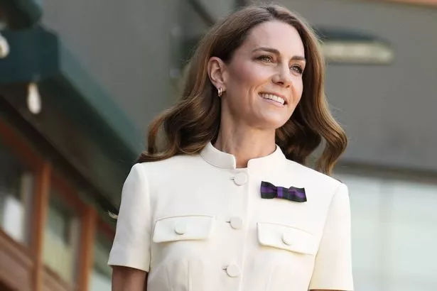 An image of the Princess of Wales at Wimbledon 2025