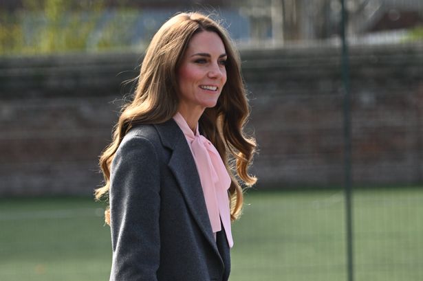 The Princess of Wales stunned in a chic grey coat