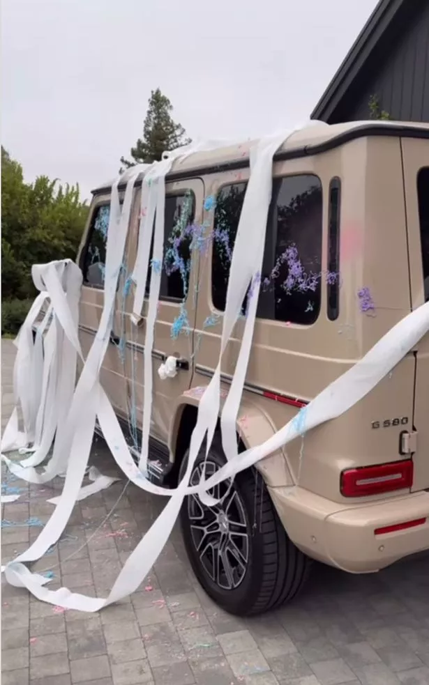 Kylie Jenner's car was covered