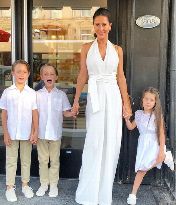 Jessica Mulroney pictured with her three children