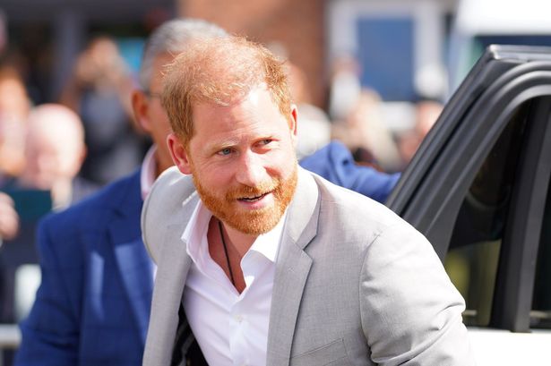 Prince Harry at the Community Recording Studio in Nottingham earlier this week 