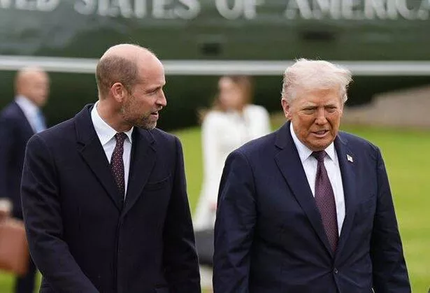Prince William and Donald Trump