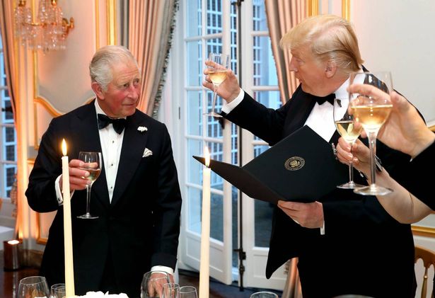 Trump was in the UK for a state visit in 2019, in which he got to know Charles 
