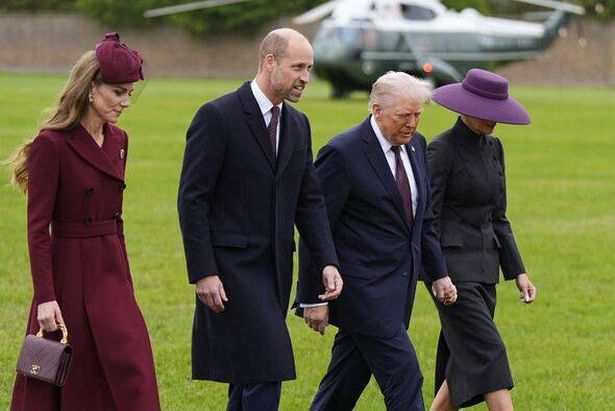 William and Kate with Donald Trump and Melania