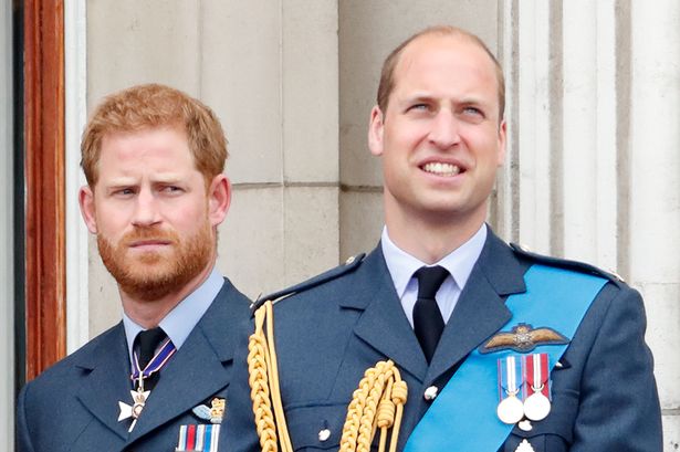 Harry and William watch a flypast to mark the centenary of the Royal Air Force from Buckingham Palace palace