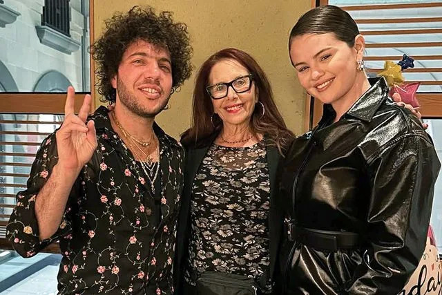 Selena Gomez/Instagram Benny Blanco, Sandra Levin and Selena Gomez