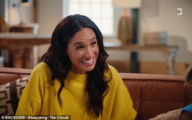 Meghan had sat down for a lighthearted chat filled with laughter for an interview on Bloomberg's The Circuit