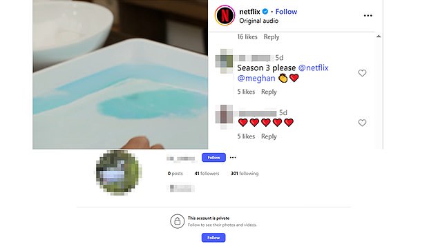 The wording of some of the comments was odd, to say the least. Several accounts which left comments also looked suspicious for having no followers at all