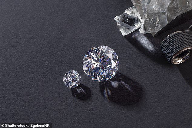 Diamond dupe: Lab-grown diamonds provide plenty of sparkle - but are likely to fall in value as soon as you buy them