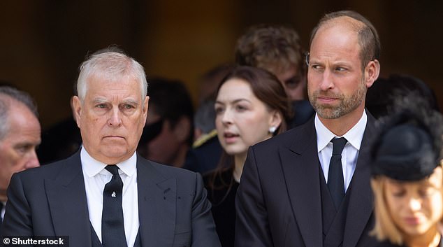At the Duchess of Kent's funeral earlier this week, Prince William gave the impression of bearing the burden of the weight of the world on his shoulders