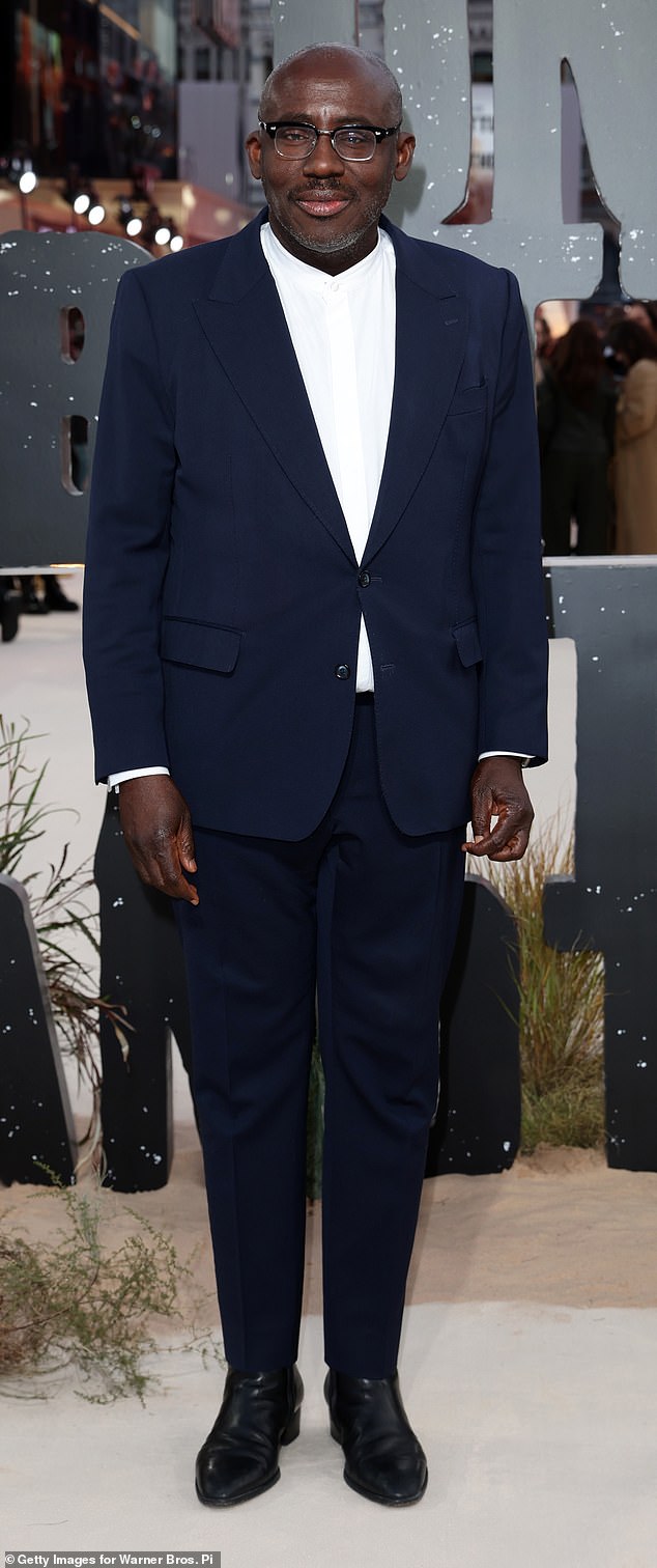 Edward Enninful (pictured this month in London) has dismissed the possibility that he might work with Meghan Markle again in his new publication