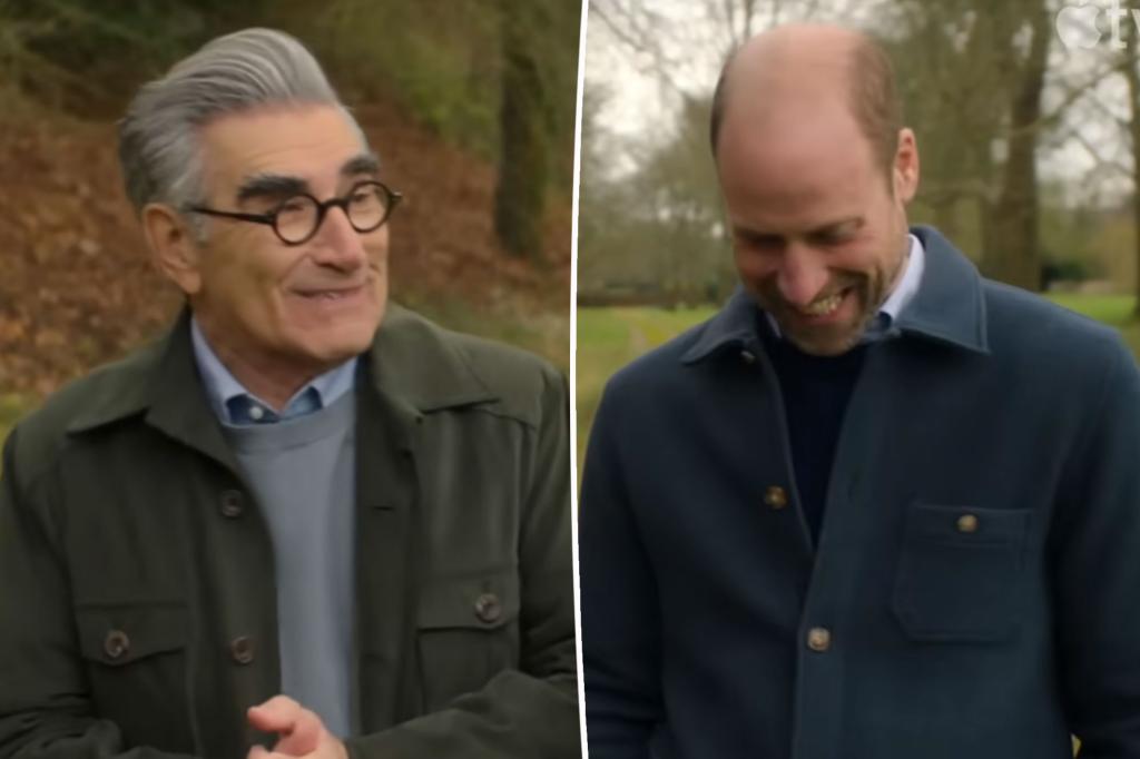Prince William jokes about getting drunk with Eugene Levy in surprise cameo for comedian’s travel show Prince William jokes about getting drunk with Eugene Levy in surprise cameo for comedian's travel show