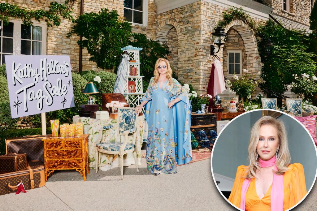 Kathy Hilton is letting fans shop her Beverly Hills home in an 'elevated' tag sale