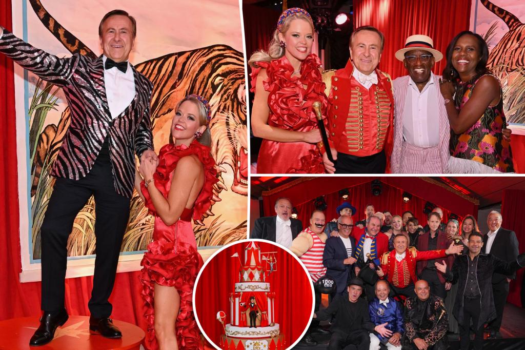 Celebrities celebrate Daniel Boulud's 70th birthday with circus-themed fête