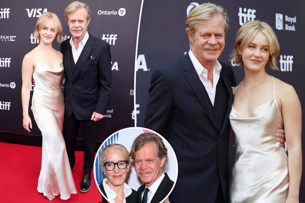 William H. Macy, Felicity Huffman's daughter Georgia makes rare red carpet appearance at TIFF 2025
