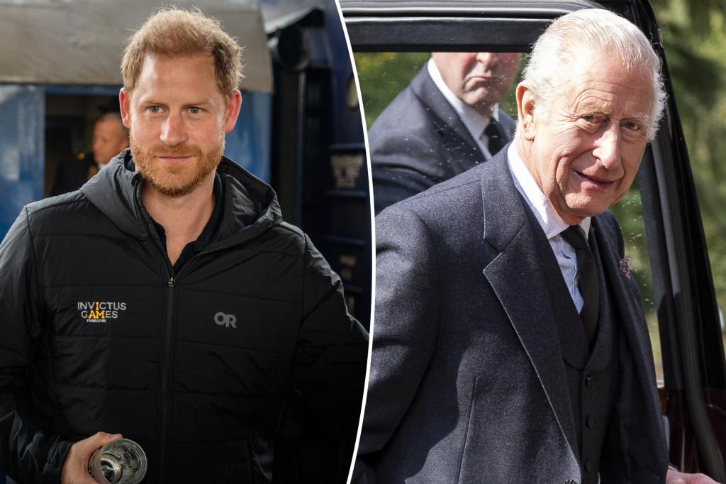 Prince Harry gives family advice to wounded soldiers after reuniting with King Charles